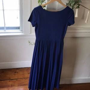 Mango pleated midi dress